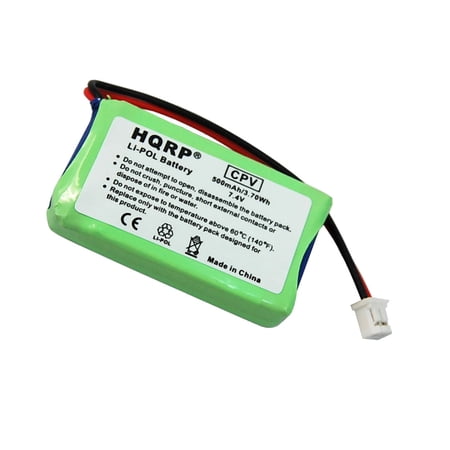 HQRP Battery for Dogtra 2300-NCP Advance, 2302-NCP Advance, 2500-T&B Remote Controlled Dog Training Collar Receiver