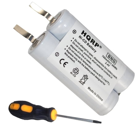 HQRP Battery for Philips Norelco 6706X 6709X 6711X 6716X 6735A 6737X Razor / Shaver plus Screwdriver