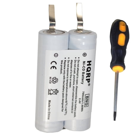 HQRP Battery for Philips Norelco 7737X 7745X 7775X 7825XL 7845XL 7864XL Razor / Shaver plus Screwdriver