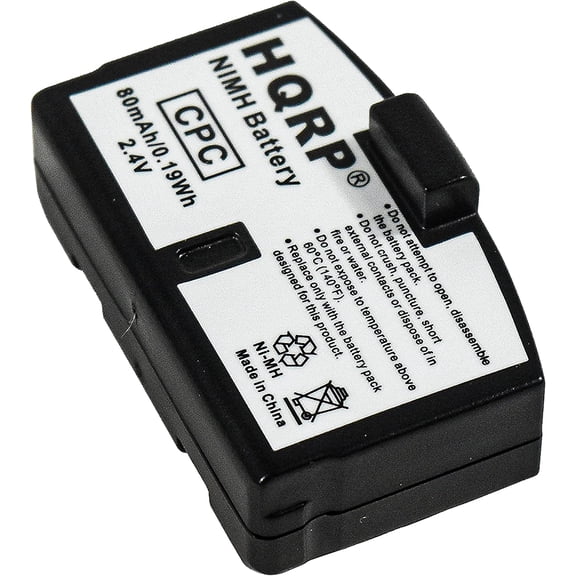 HQRP Battery for Sennheiser BA150 BA151 BA152 Fits A200 / A 200, HDI302 / HDI 302, IS150 / IS 150 Headphones / Receiver