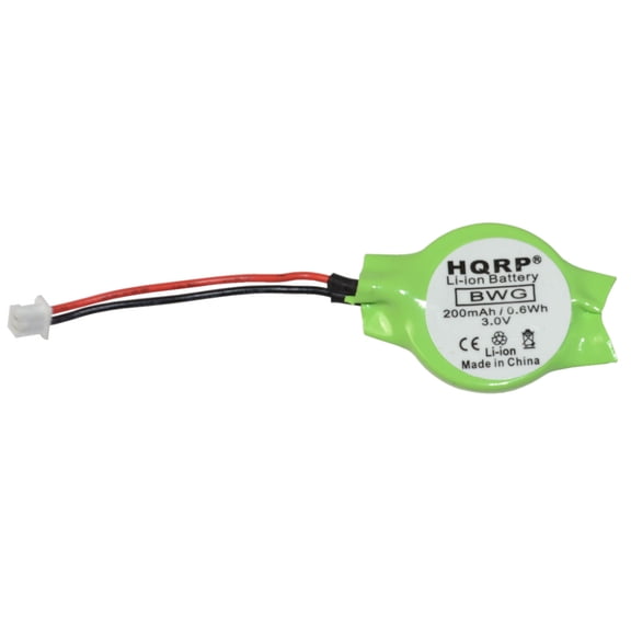 HQRP CMOS RTC Battery for HP Pavilion DV6118NR / DV6118tx / DV6119EA / DV6119eu / DV6119tx / DV6119US Notebook PC Laptop Power Real-Time Clock Bios