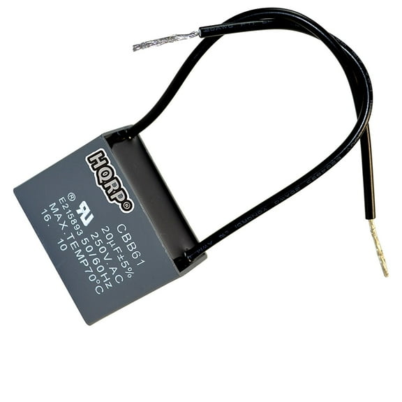 HQRP Capacitor for Hampton Bay Ceiling Fan 20uf 2-Wire