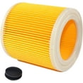 thumbnail image 1 of HQRP Cartridge Filter for Karcher WD3 Rallye Dakar, WD3 Tough Vac, WD3.300 M Vacuum Cleaner WD 3 series Multi-purpose Wet & Dry Vac Vacuum Cleaner, 1 of 6