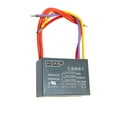thumbnail image 1 of HQRP Ceiling Fan Capacitor CBB61 5uf+6.5uf+6.5uf 5-Wire, 1 of 7