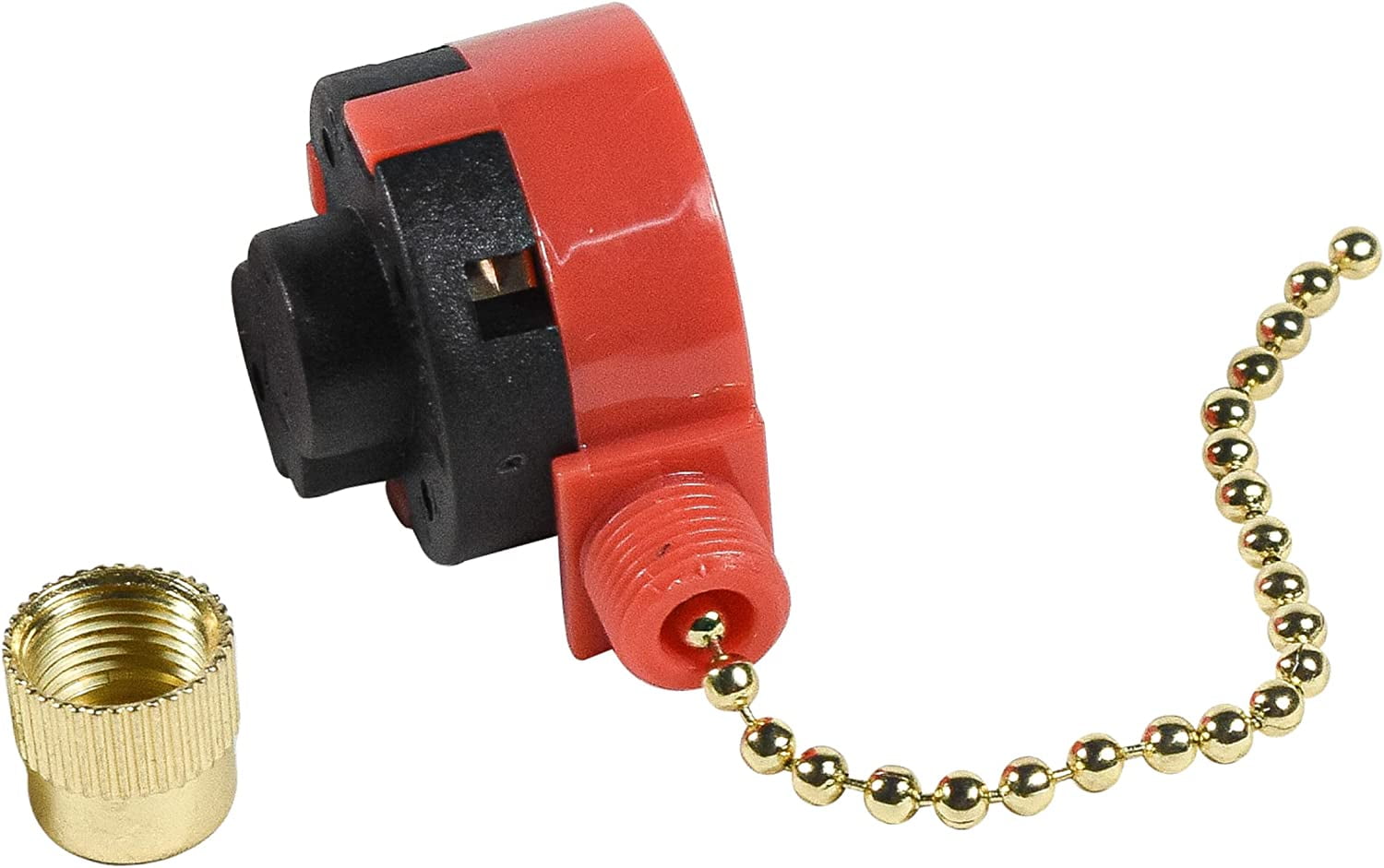 HQRP Ceiling Fan Switch Compatible with Zing Ear ZE-208s ZE-268S1 E89885, Satco 80-1983, Wu Pin LJY209A, Harbor Breeze 33905 3-Speed 4-Wire Pull Chain Fan Light Switch (OFF L1 L2 L3), Red, UL HQRP Ceiling Fan Switch Compatible with Zing Ear ZE-208s ZE-268S1 E89885, Satco 80-1983, Wu Pin LJY209A, Harbor Breeze 33905 3-Speed 4-Wire Pull Chain Fan Light Switch (OFF L1 L2 L3), Red, UL