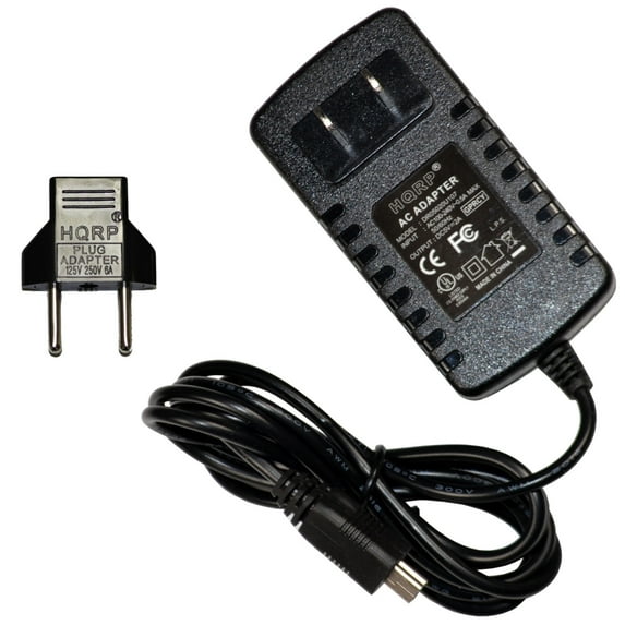 HQRP Charger AC Adapter for Zoomer Kitty Interactive Cat, Zoomer Dino, Zoomer Interactive Puppy, Interactive Puppy Bentley Power Supply Cord Adaptor