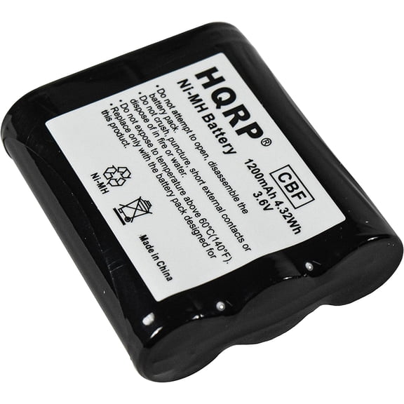 HQRP Cordless Phone Battery for Panasonic HHR-P402 / HHR-P402A / HHR-P402A/1B / P-P511 / P-P511A / PQPP511SVC