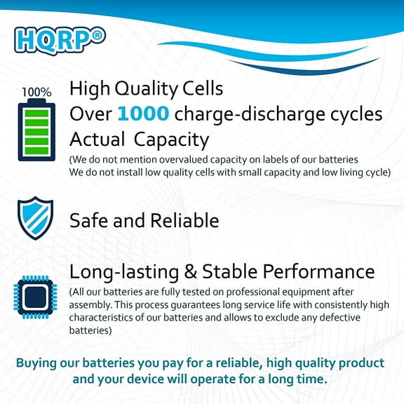 HQRP Cordless Phone Battery for Vtech CL83363 BT183342 / BT283342 TL90071 CL83113 CL83263 CL83313