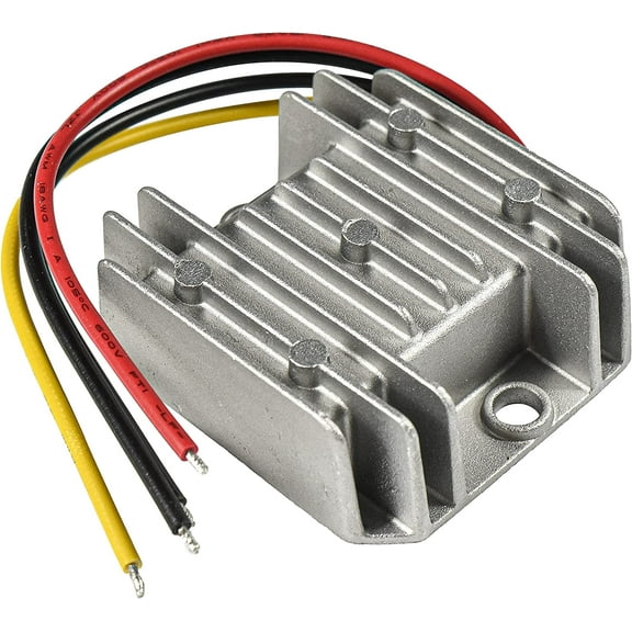 HQRP DC 12V Step Up to 24V 3A Boost Converter 72W DC Voltage Regulator Power Converter Waterproof Module Transformer for RV, Solar System, Water Pump, Golf Cart Club Car