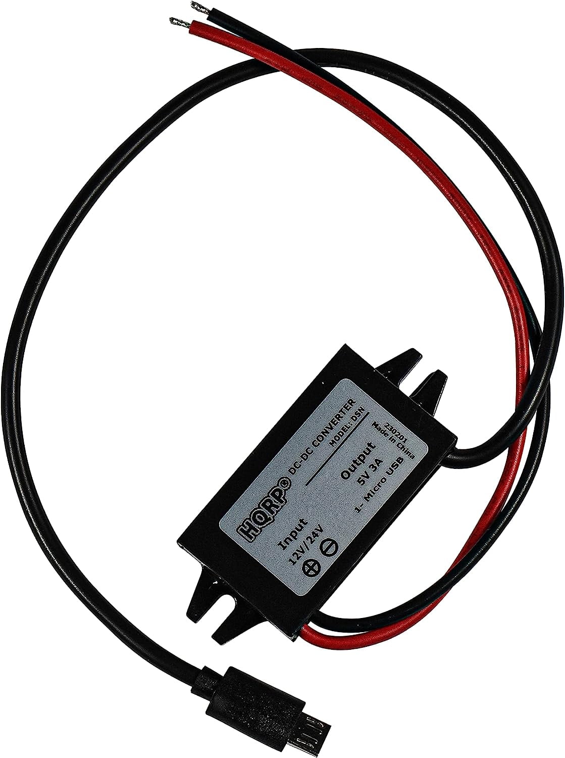 Produktbild von 12V Auf 5V 3A Step-Down USB Konverter – DC/DC Wandler Für Auto Ladegerät & Mehr