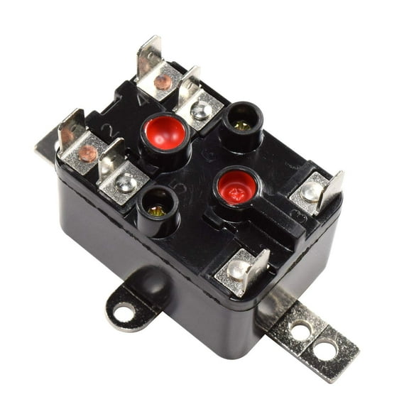 HQRP Enclosed General Purpose Fan Relay Replacement compatible with Emerson 90-380 24V Coil Normally Opened / Closed type 184 plus HQRP Coaster