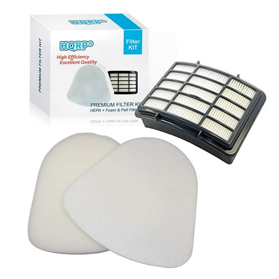 HQRP Filter Kit (HEPA+ Foam & Felt) for Shark Navigator NV360 NV361 NV360_26 NV360K NV360NZ NV361BK NV361PR Lift-Away Deluxe Upright Vacuum Cleaner