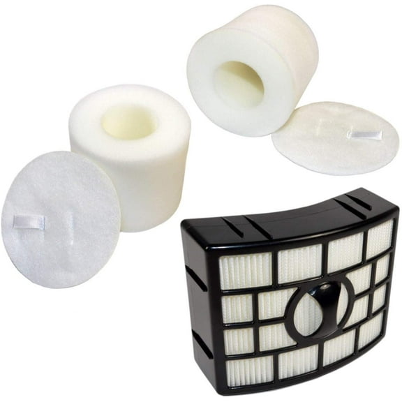HQRP Filter Kit for Shark NV831 NV835 NV830 series DuoClean Powered Lift-Away Vacuum, XHF650 XFF650 Replacement (HEPA + 2x Foam & Felt)