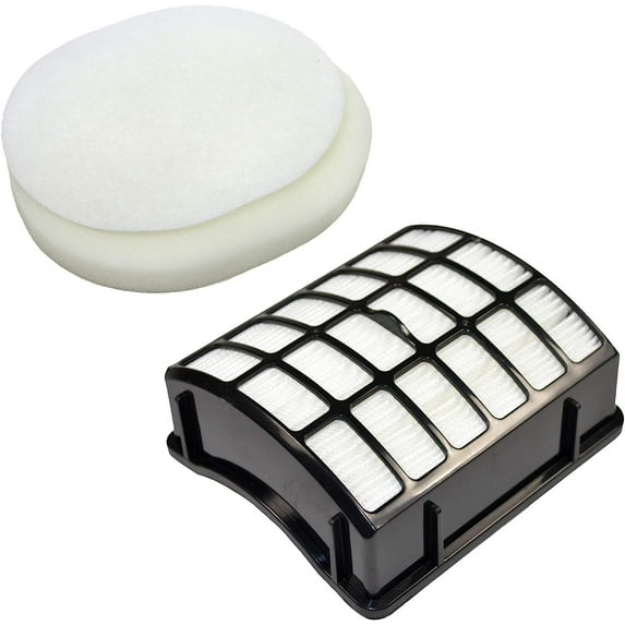 HQRP Filter Kit for Shark Navigator NV80, NVC80C, NV70, NV90, UV420 Upright Vac Vacuum Cleaner, parts # XFF80 & XHF80