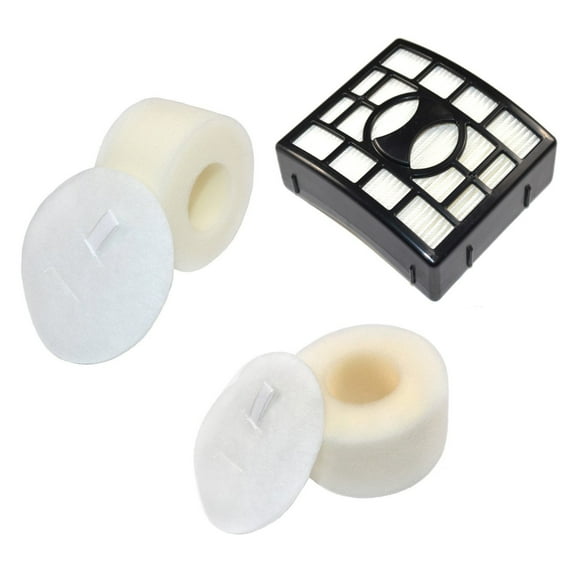 HQRP Filter Set for Shark Rotator NV680 NV681 NV682 NV683 NV800 NV800W NV801 NV802 NV803 NV810 Vacuum Cleaner, XHF680 XFF680 Replacement (1xHEPA + 2x Foam & Felt Filters)