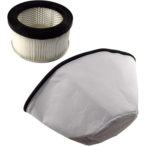 HQRP Filter Set compatible with Love-less Ash A1200 Lynx Ash Vac Vacuum, part A1209 Replacement