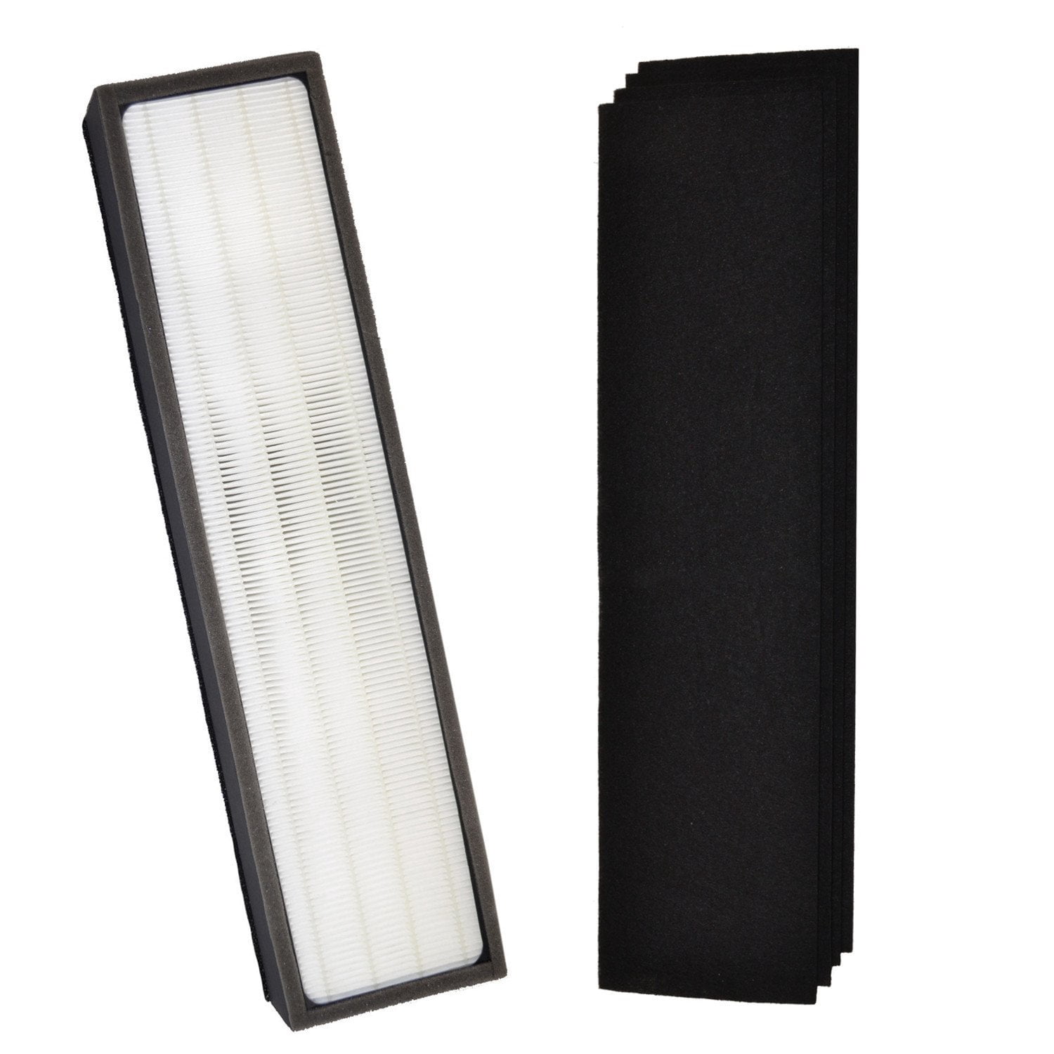 HQRP Filter Z + 4-Pack Carbon Filters for Black & Decker BXAP250 Tower Air Purifier BXFLTZ, XL Replacement
