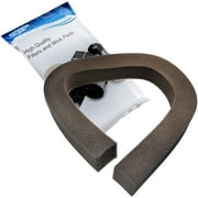 HQRP Foam Window Air Conditioner Weatherstrip / Insulating Strip Seal, 2 1/8-Inch x 2 1/8-Inch x 43-Inch