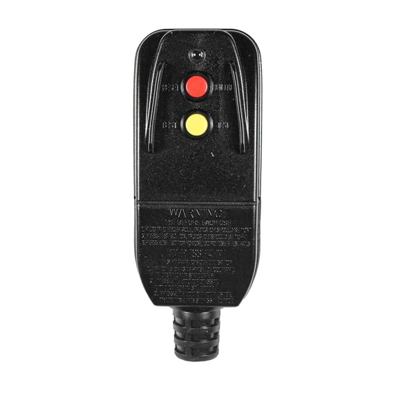 HQRP GFCI Replacement Plug Assembly, Auto Reset 15-Amp Non-Grounded 2-Wires 2-Prongs for Power Pressure Washer, Pool Pump, Air Conditioner, UL Listed