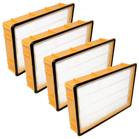 HQRP HEPA Filter 4-Pack for Eureka Boss SmartVac 4870 4870MZ 4870SZ 4870T 4870SZX 4870D 4870RZ 4870GZX 4870HZ 4870HZ-1 4870HZX 4870J 4870J-1 4870K 4870KE Upright Vac Vacuum Cleaner