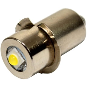 HQRP High Brightness Upgrade 3W 250LM LED Light Bulb 6-24V Compatible with Ryobi Ridgid 7811502 / Lowe Kobalt 18v