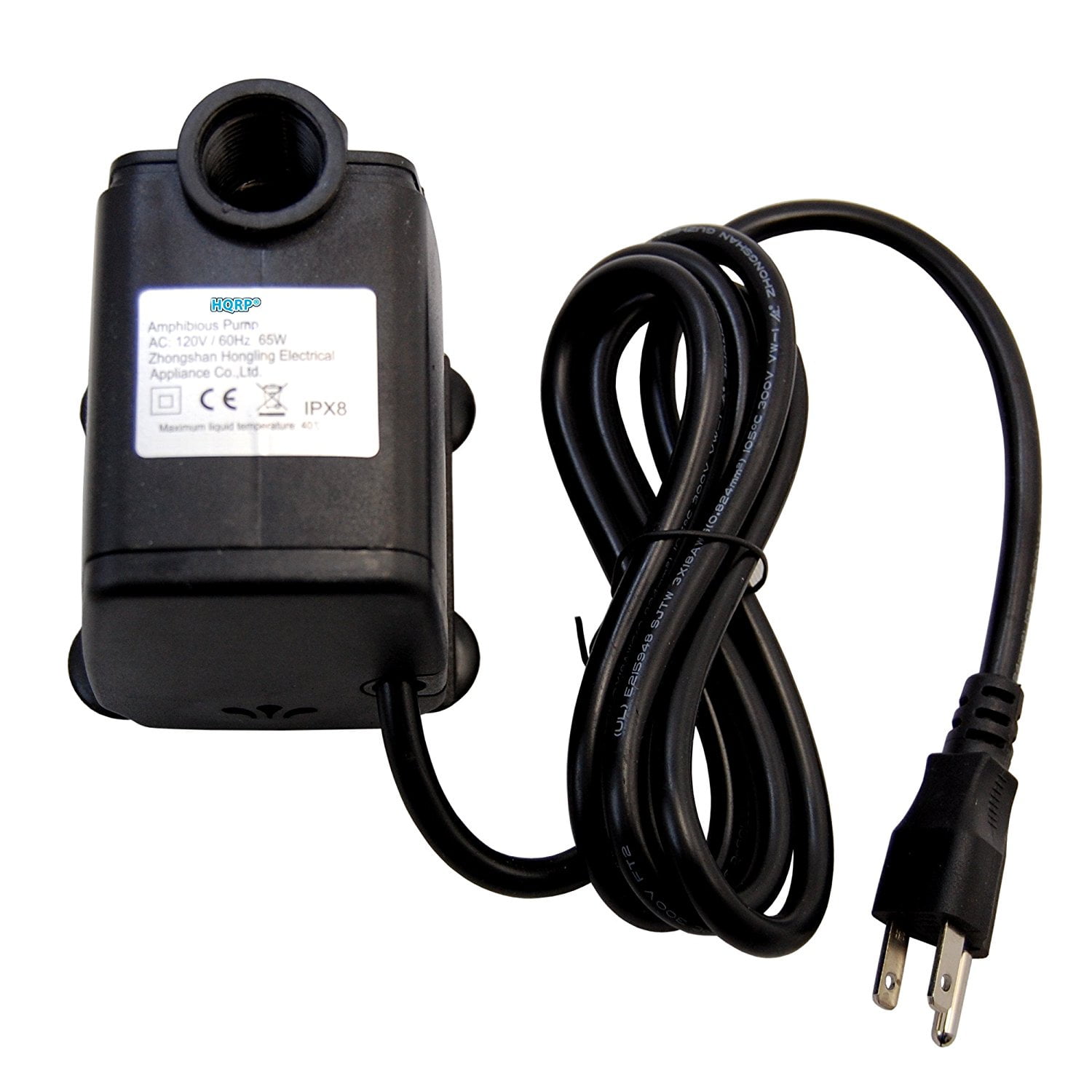 HQRP High Power 3500L/H 925GPH 65W Submersible Water Pump for Fountains / Pond / Statuary / Aquarium / Tanks / Spout and Hydroponic Systems