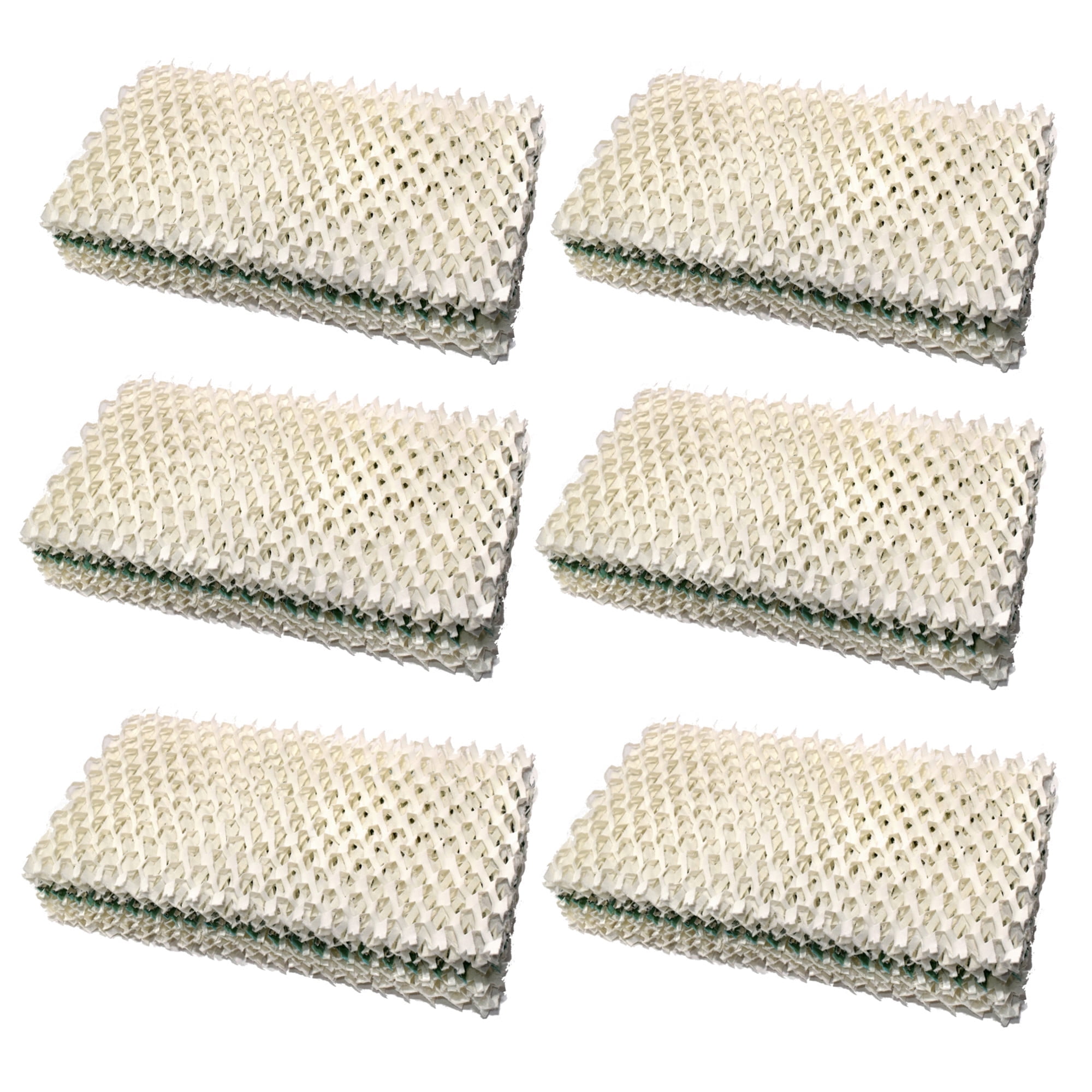 HQRP Humidifier Wick Filter (6-pack) for Emerson MoistAIR 1205, 1211, 2412, HD500, HD6200, HD7002, HD7005, HD70020, HD70021, HD70050 Humidifier