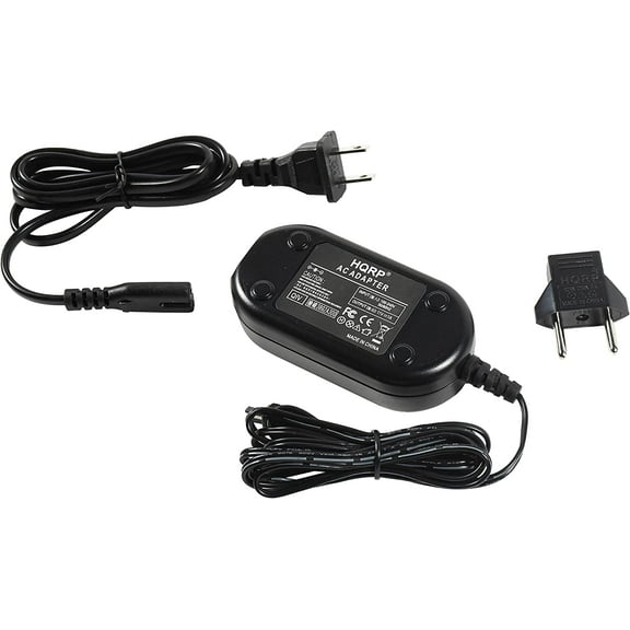 HQRP Kit AC Adapter and Deluxe Nylon Case for JVC GZ-MG330 GZ-MS100 GZ-MS120 GZ-MG630 GZ-MG21U GR-D347U GR-D270U GZ-MG365 GZ-MG360 Camcorder