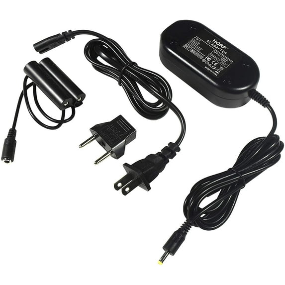 HQRP Kit AC Power Adapter and DC Coupler for Fuji Fujifilm Finepix CP-04, HS10, HS20EXR, S1000fd, S1500 S8600 S8630 Digital Camera