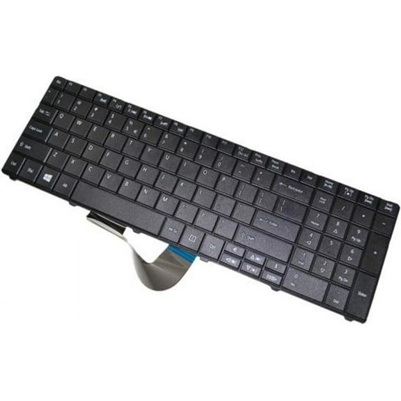 HQRP Laptop Keyboard for Acer NK.I1717.00V NK.I1717.04H NSK-AU01D PK130PI1A00 PK130PI2A00 Replacement