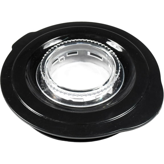 HQRP Lid and Center Fill Cap Replacement for 110404-000-805 Oster Blender Jars that Measure 5 1/2" at the Top, Black