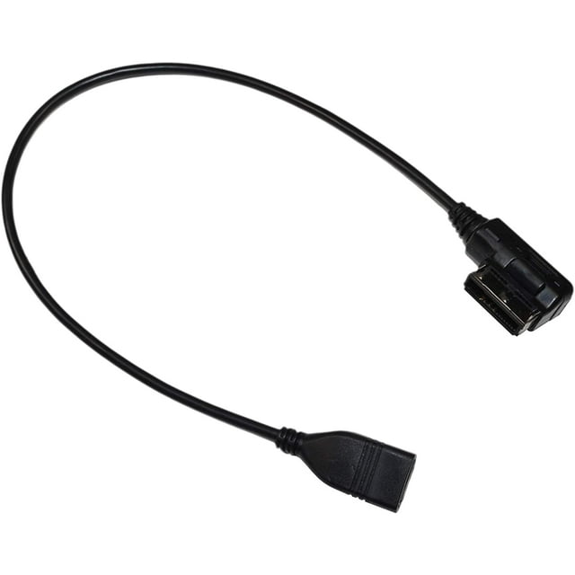 HQRP MDI MMI / USB Cable Adapter for VW Volkswagen CC 2012, Golf R MK6 / Golf Sportwagen MK6 2012 2013, Audio MP3 Music Interface Adapter
