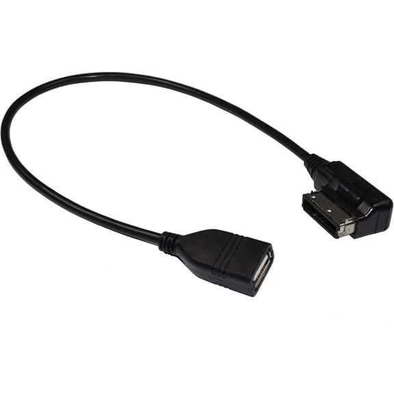 HQRP MDI MMI / USB Cable Adapter for VW Volkswagen EOS / GLI MK6 / Tiguan (MY 12 -) 2012 2013 2014, Media Interface Adapter