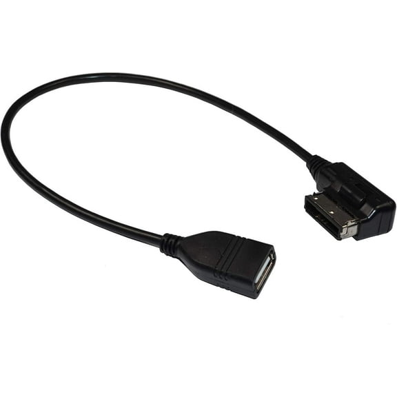 HQRP MDI MMI / USB Cable Adapter for VW Volkswagen Jetta MK6 / Jetta MK6 Hybrid 2013 2014 2015 2016, Audio MP3 Music Interface Adapter