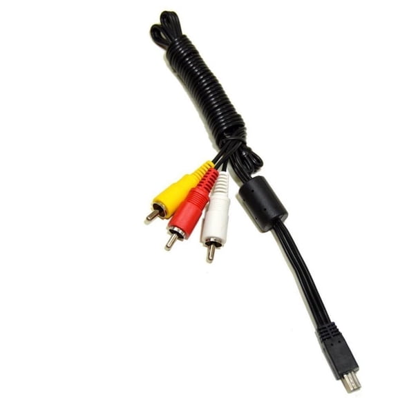 HQRP Mini USB To 3 RCA Audio Video Cable for Canon EOS 7D, 70D, 6D, 60D, 60Da, EOS-1D X, EOS-1D Mark IV, 5D Mark III Digital Camera