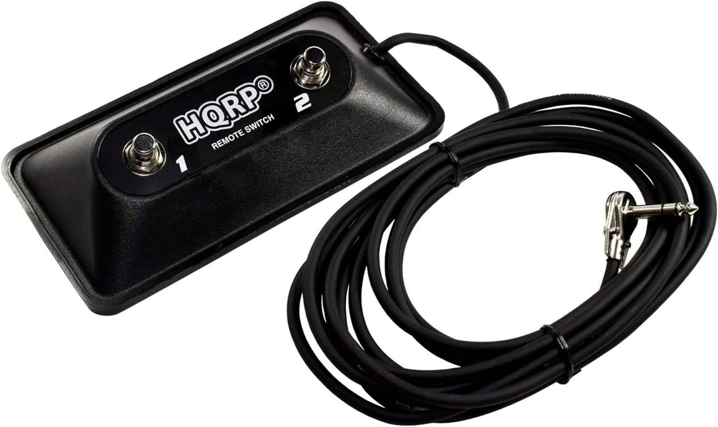 HQRP Multi-purpose 2-Button Guitar Amp Footswitch works with