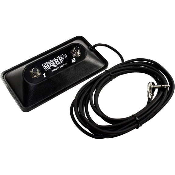 HQRP Multi-purpose 2-Button Guitar Amp Footswitch works with Peavey 03022910 03008010 03330850 Replacement fits TransTube Bandit DeltaBlues Supreme Head Ecoustic 112 Mark VIII amps