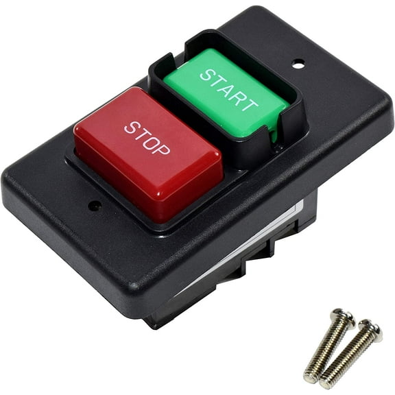HQRP On/Off Switch for Table Saw, Router Table, Drill Press, Bench Saw 110/220 Volt