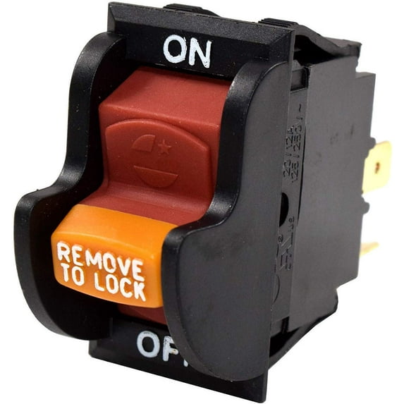 HQRP On-Off Toggle Switch for Delta 489105-00 11-900 11-950 11-980 11-985 11-990 14-040 17-900 DP400 DP300L 17-950L Drill Press, 34-670 36-600 36-977 36-978 36-980 36-981 Table Saw