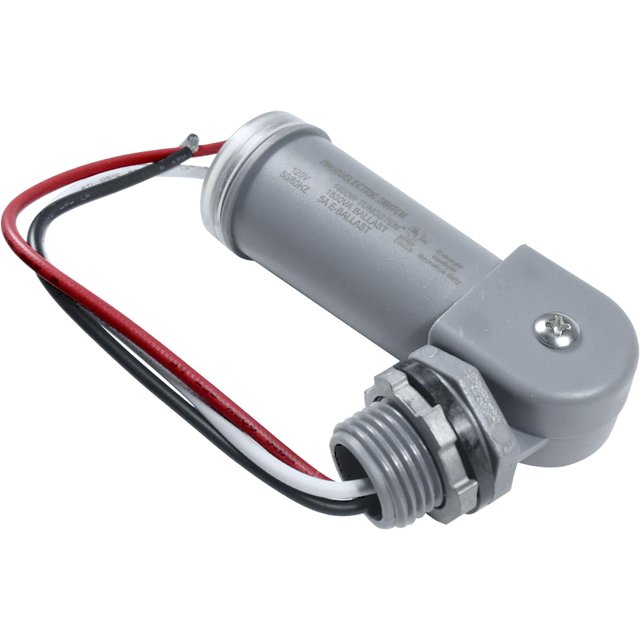 HQRP Photocell Light Sensor Swivel Mount Dusk to Dawn Hardwired Switch
