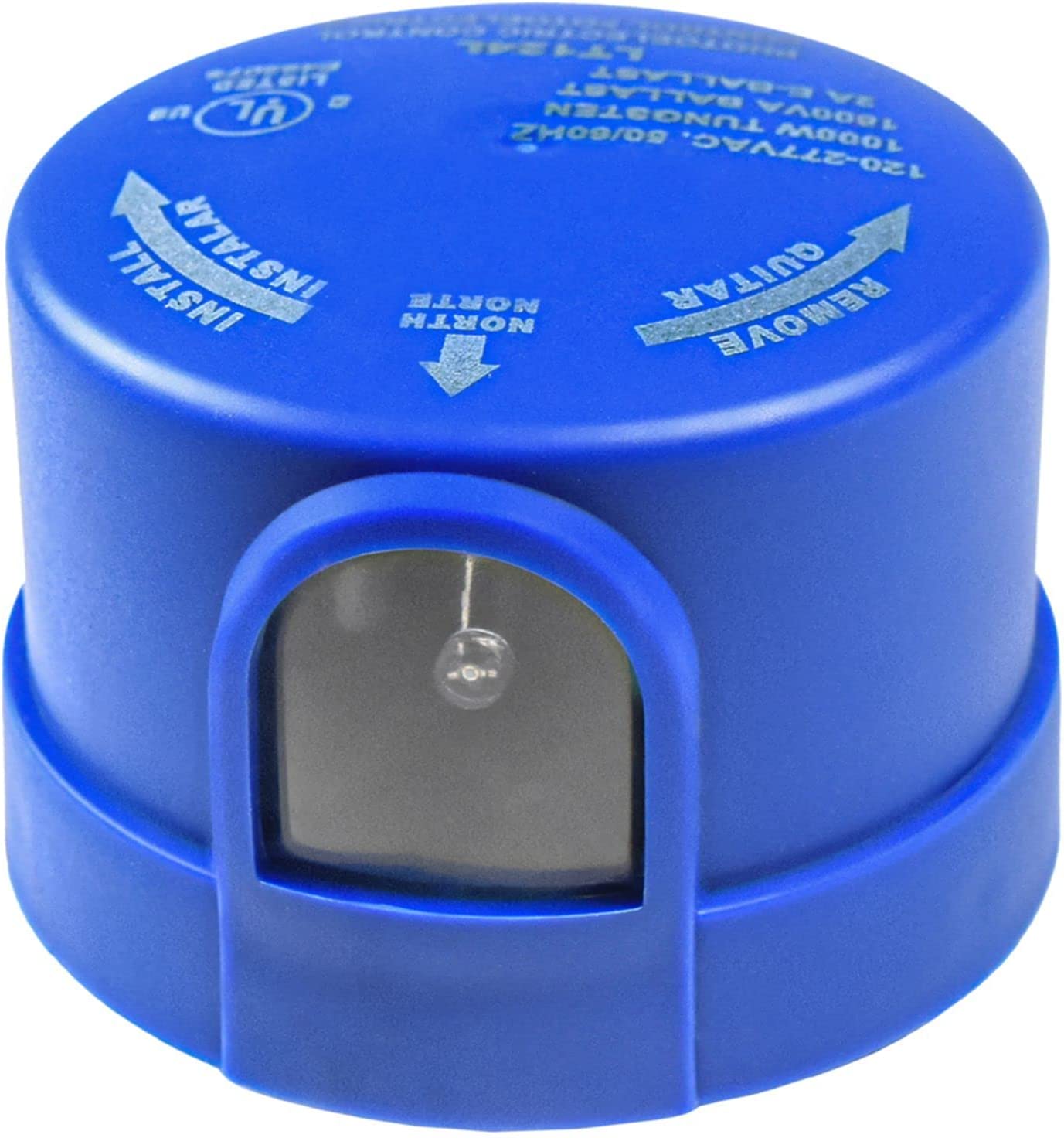 HQRP Photocell Sensor With Receptacle - Outdoor Dusk To Dawn Light Switch, 120V-277V