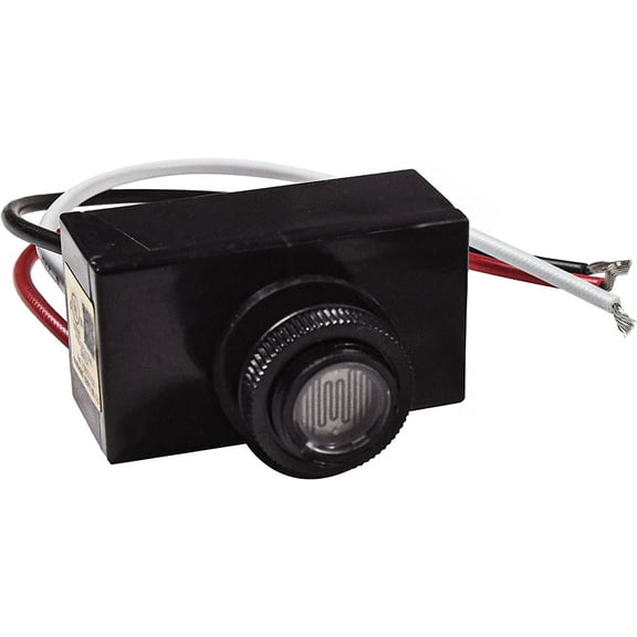 HQRP Photocell Thermal Type Light Sensor Dusk to Dawn Wire-in Switch Photoelectric Control for Outdoor Lighting