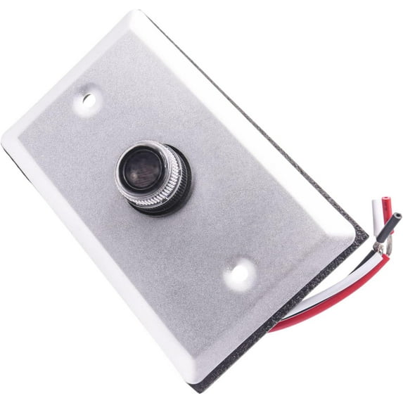 HQRP Photocell Thermal Type Light Sensor w/Wall Plate Dusk to Dawn Wire-in Switch Photoelectric Control for Outdoor Lighting, Garage Lights, Barn Light, Street Lights, etc.