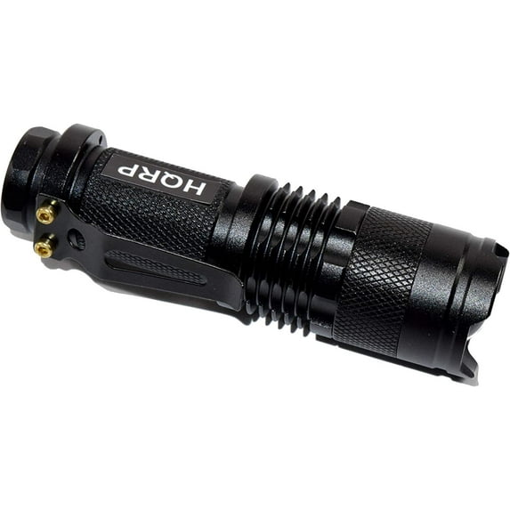 HQRP Powerful 3W UV LED Blacklight Flashlight 365 nm for Leak Detection / Urine Detection / Hotel Room Inspection