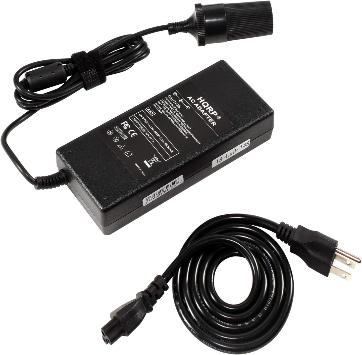 HQRP Powerful 84W Car Charger Converter AC To 12V DC For Igloo 22 Quart Cooler 6402 Igloo 40