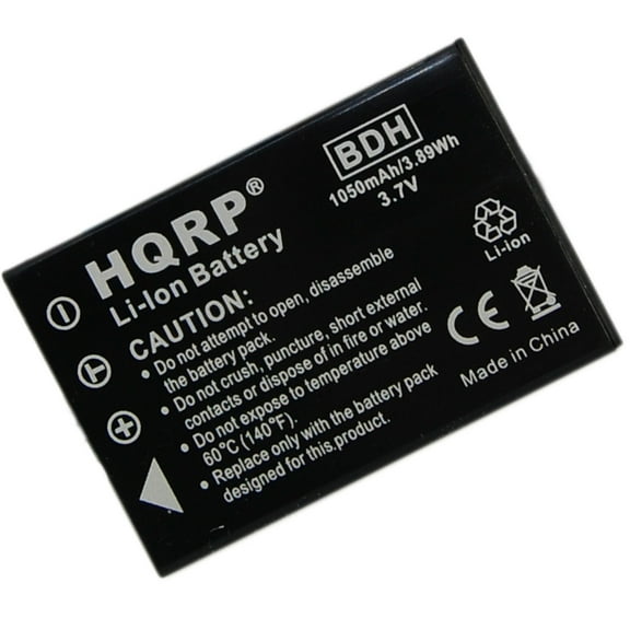 HQRP Rechargeable Lithium Ion Battery Replacement for Aiptek for IS DV Digital, GO-HD and A-HD Digital Camcorders