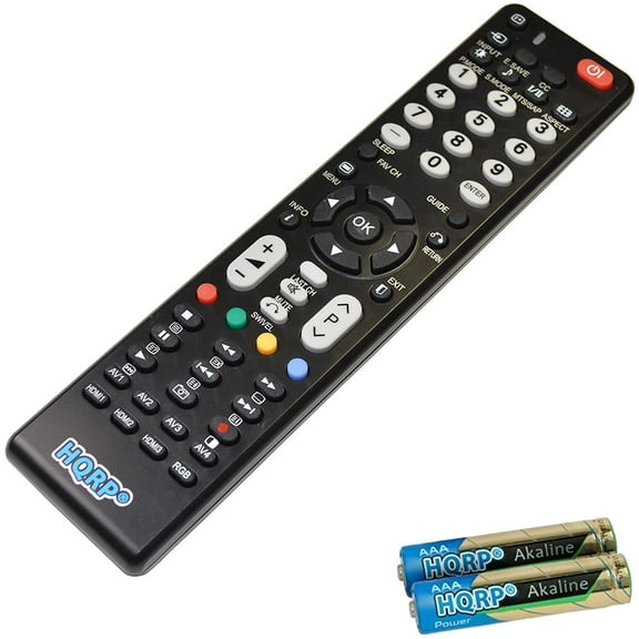 HQRP Remote Control for Hitachi P50X902, P55H401, P55T501, P60X901, UT32V502 HD TV Smart