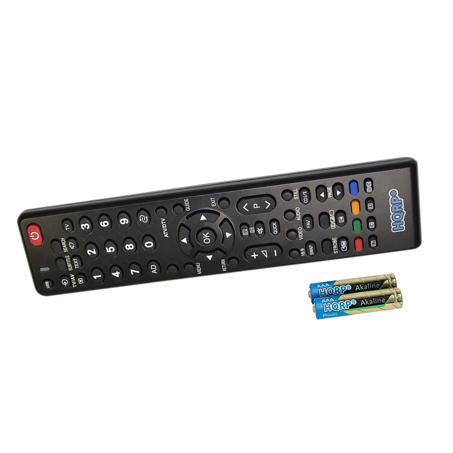 HQRP Remote Control for Toshiba 50L1400U, 50L1450U, 50L2200U
