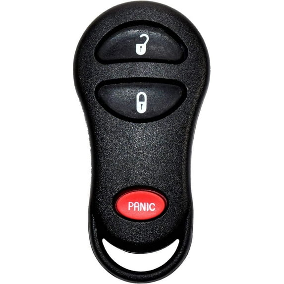 HQRP Remote Key Fob Shell Case Keyless Entry W/ 3 Buttons for Chrysler Town & Country, Dodge Intrepid