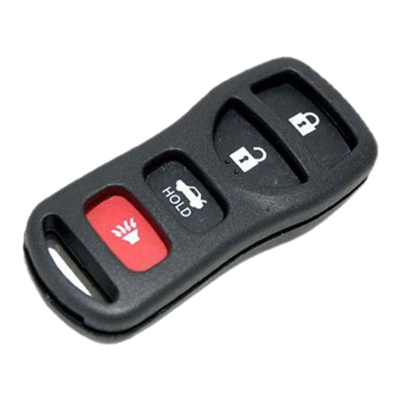 HQRP Remote Key Fob Shell Case Keyless Entry w/ 4 Buttons compatible with Infiniti FX35 03-08